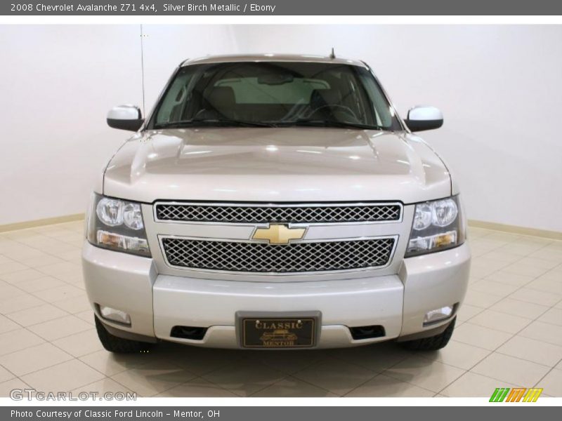 Silver Birch Metallic / Ebony 2008 Chevrolet Avalanche Z71 4x4