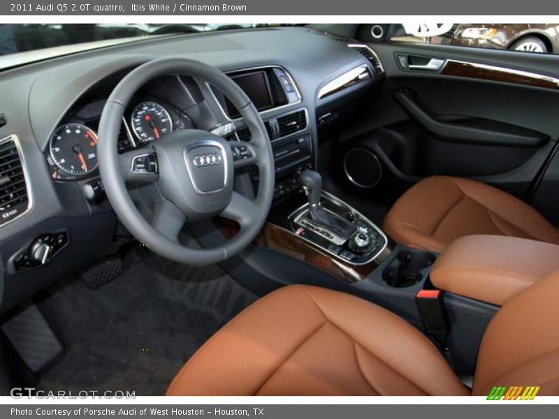 Ibis White / Cinnamon Brown 2011 Audi Q5 2.0T quattro