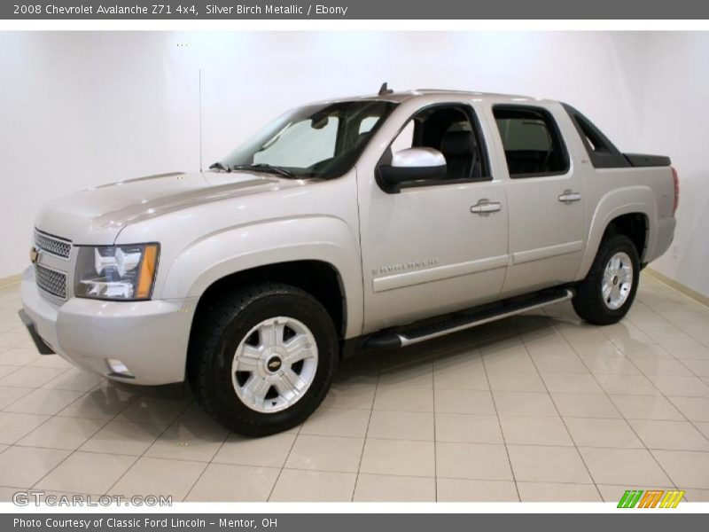 Silver Birch Metallic / Ebony 2008 Chevrolet Avalanche Z71 4x4
