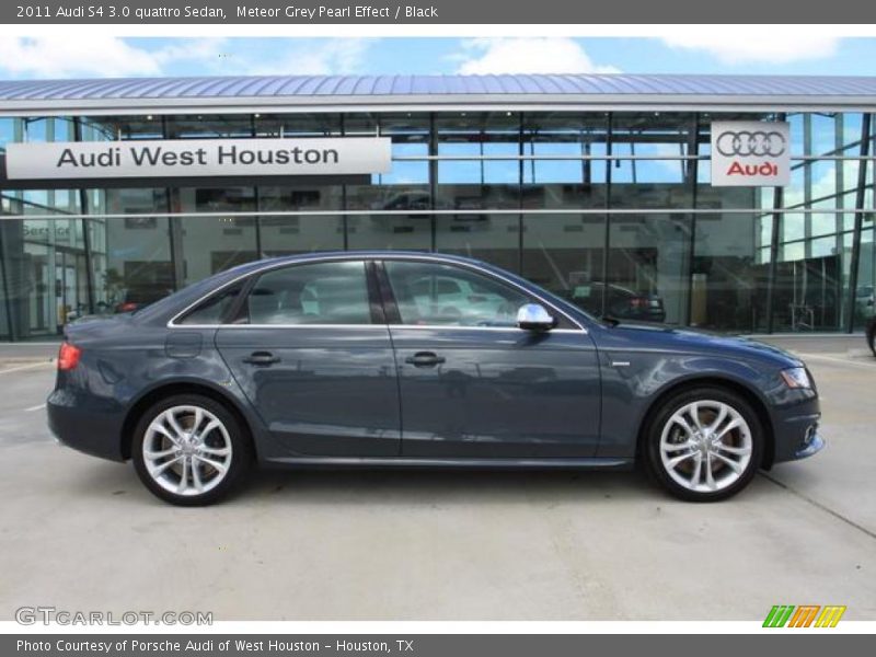 Meteor Grey Pearl Effect / Black 2011 Audi S4 3.0 quattro Sedan