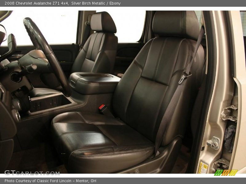Silver Birch Metallic / Ebony 2008 Chevrolet Avalanche Z71 4x4