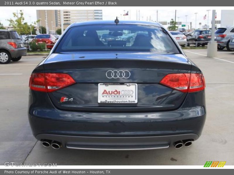 Meteor Grey Pearl Effect / Black 2011 Audi S4 3.0 quattro Sedan