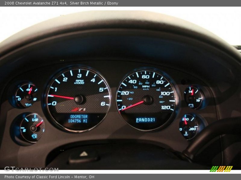 Silver Birch Metallic / Ebony 2008 Chevrolet Avalanche Z71 4x4