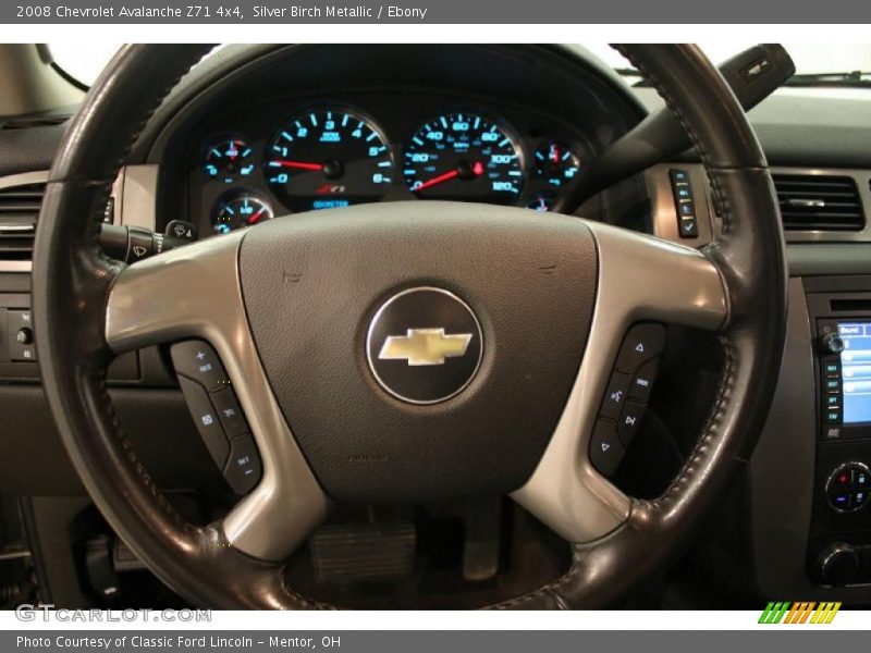 Silver Birch Metallic / Ebony 2008 Chevrolet Avalanche Z71 4x4