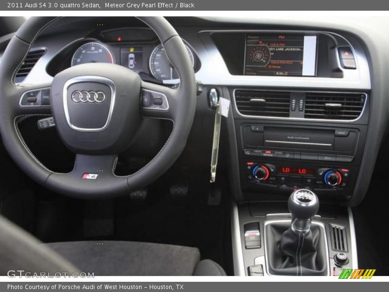 Meteor Grey Pearl Effect / Black 2011 Audi S4 3.0 quattro Sedan