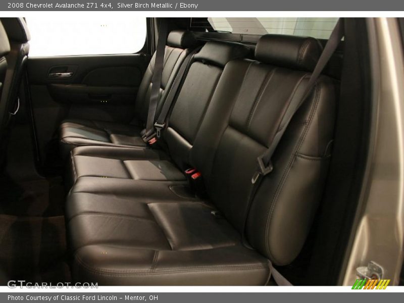 Silver Birch Metallic / Ebony 2008 Chevrolet Avalanche Z71 4x4