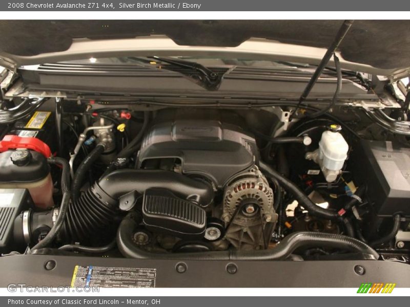 Silver Birch Metallic / Ebony 2008 Chevrolet Avalanche Z71 4x4