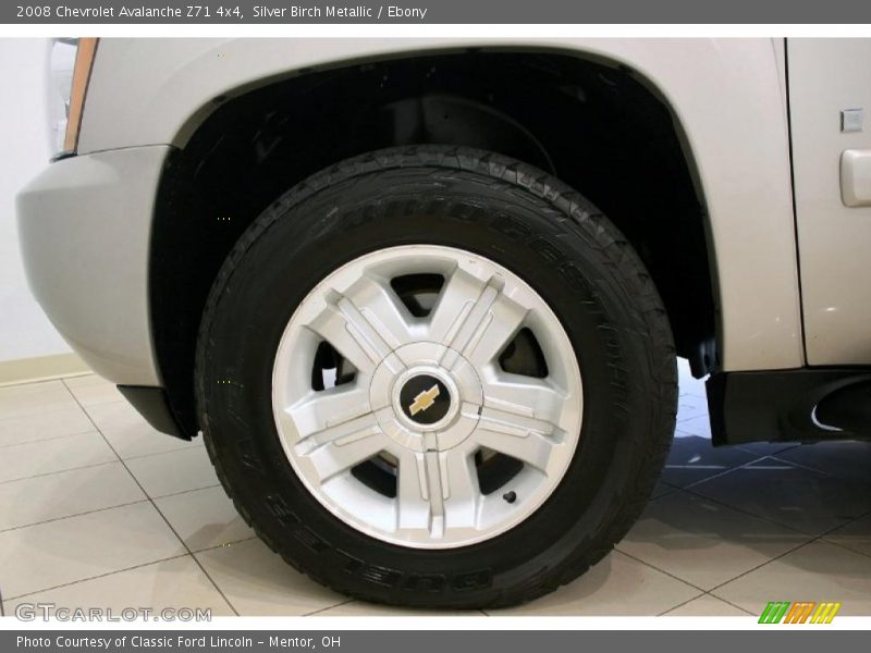 Silver Birch Metallic / Ebony 2008 Chevrolet Avalanche Z71 4x4