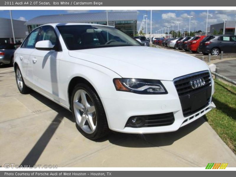 Ibis White / Cardamom Beige 2011 Audi A4 2.0T Sedan