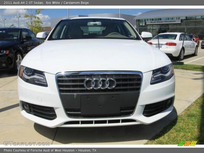 Ibis White / Cardamom Beige 2011 Audi A4 2.0T Sedan