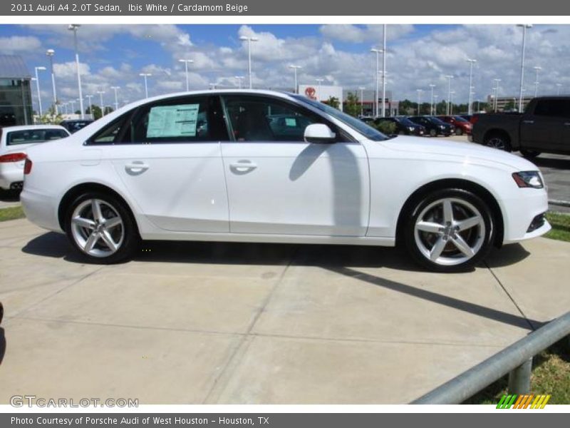 Ibis White / Cardamom Beige 2011 Audi A4 2.0T Sedan