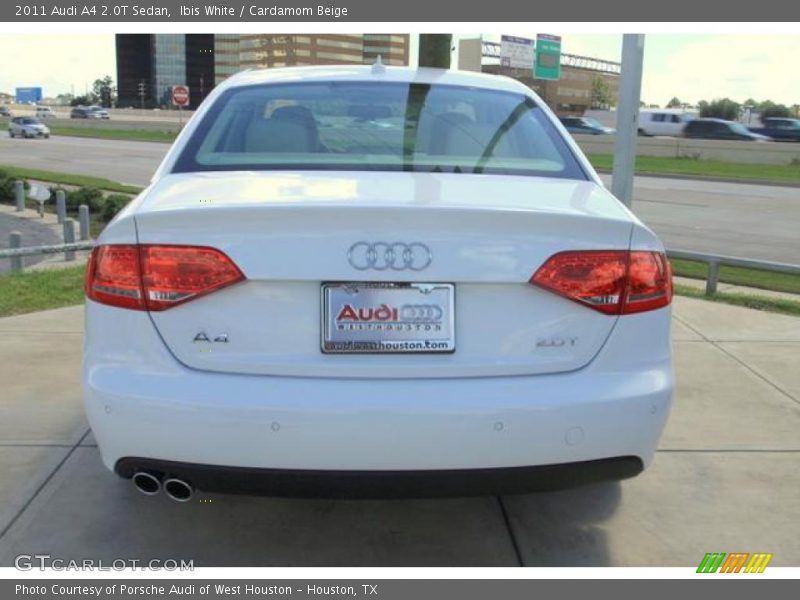 Ibis White / Cardamom Beige 2011 Audi A4 2.0T Sedan
