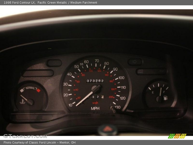 Pacific Green Metallic / Medium Parchment 1998 Ford Contour LX