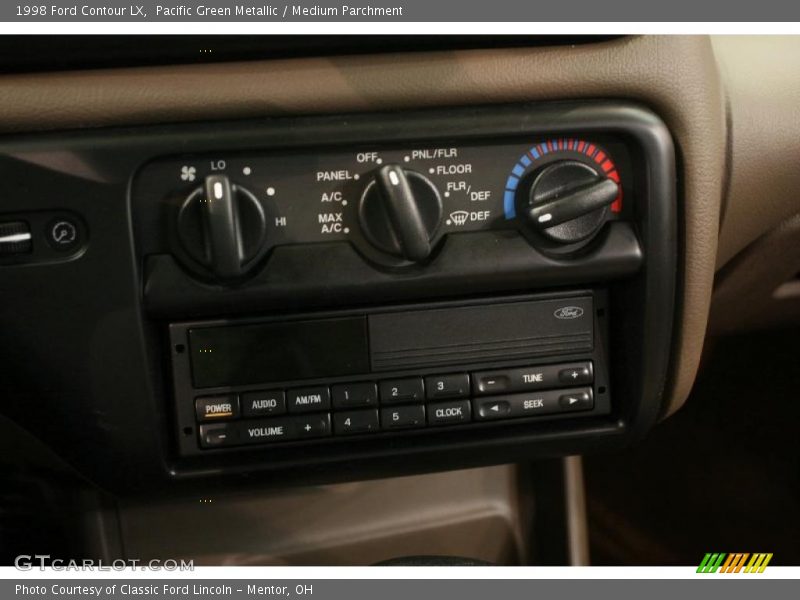 Pacific Green Metallic / Medium Parchment 1998 Ford Contour LX