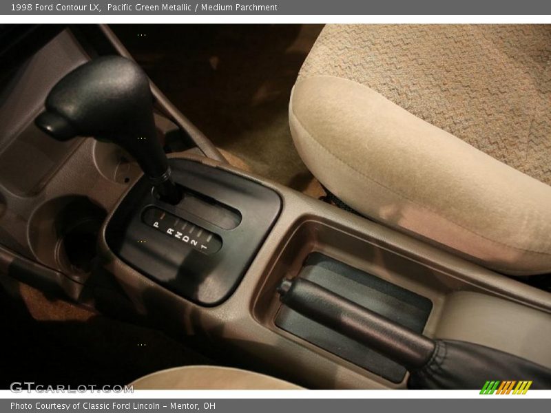 Pacific Green Metallic / Medium Parchment 1998 Ford Contour LX