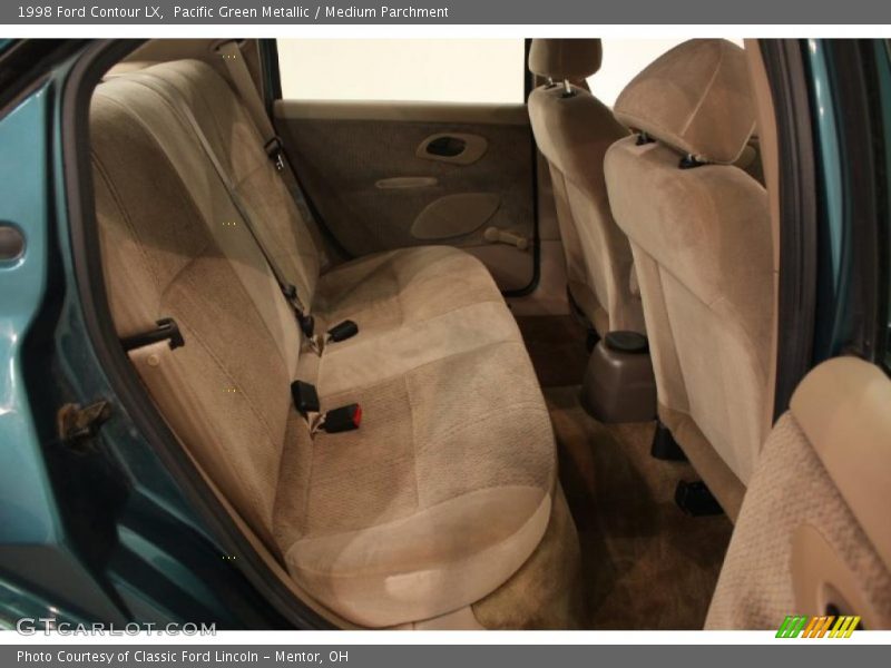Pacific Green Metallic / Medium Parchment 1998 Ford Contour LX