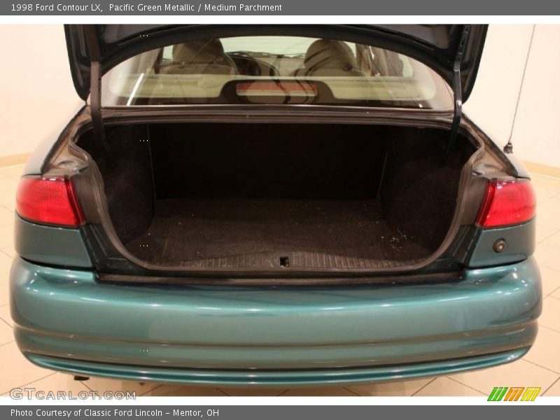 Pacific Green Metallic / Medium Parchment 1998 Ford Contour LX