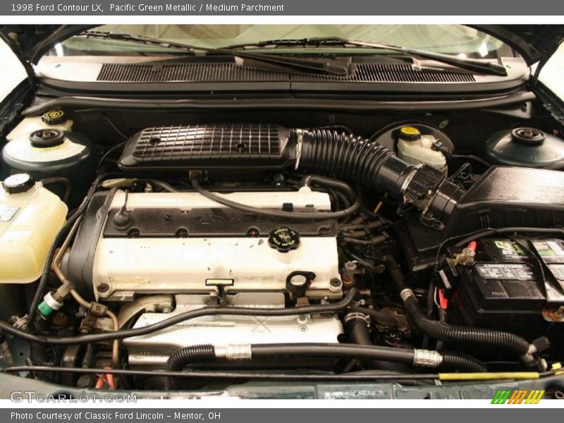 Pacific Green Metallic / Medium Parchment 1998 Ford Contour LX