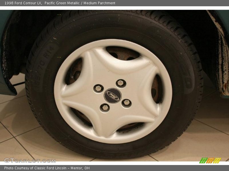 Pacific Green Metallic / Medium Parchment 1998 Ford Contour LX