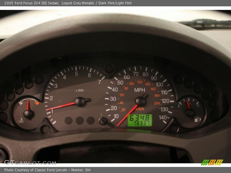 Liquid Grey Metallic / Dark Flint/Light Flint 2005 Ford Focus ZX4 SES Sedan