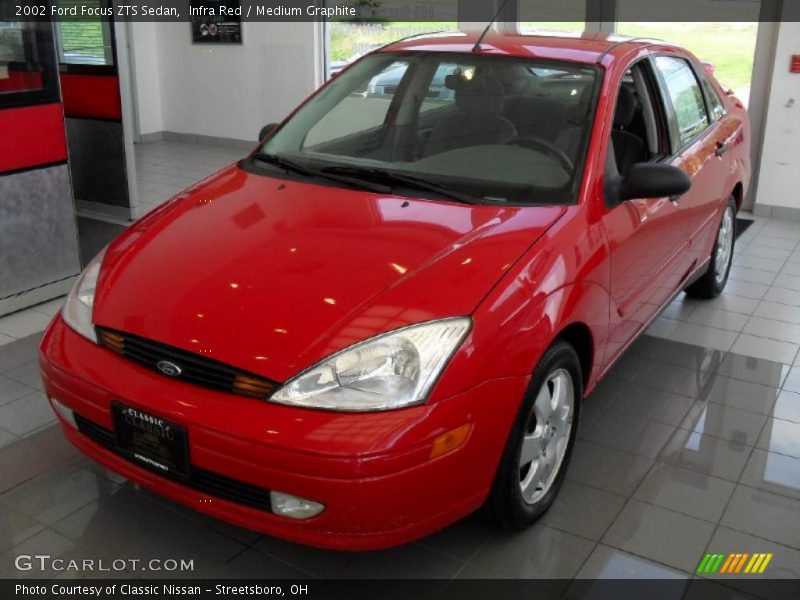 Infra Red / Medium Graphite 2002 Ford Focus ZTS Sedan