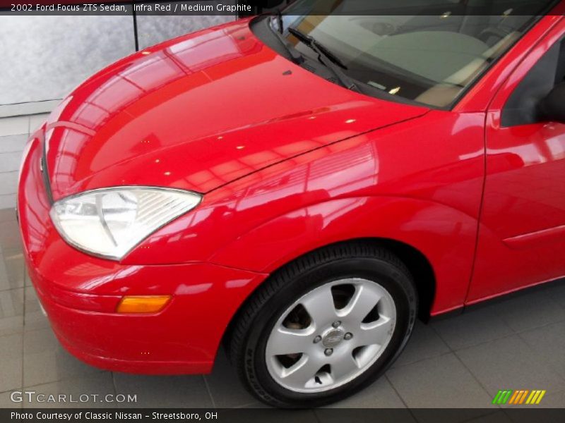 Infra Red / Medium Graphite 2002 Ford Focus ZTS Sedan