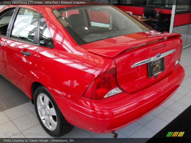Infra Red / Medium Graphite 2002 Ford Focus ZTS Sedan