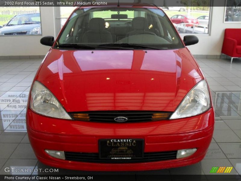 Infra Red / Medium Graphite 2002 Ford Focus ZTS Sedan