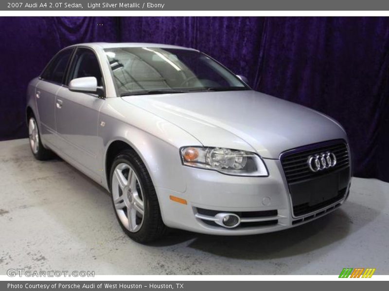 Light Silver Metallic / Ebony 2007 Audi A4 2.0T Sedan