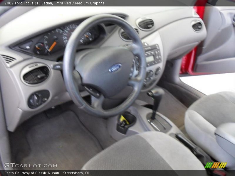 Infra Red / Medium Graphite 2002 Ford Focus ZTS Sedan