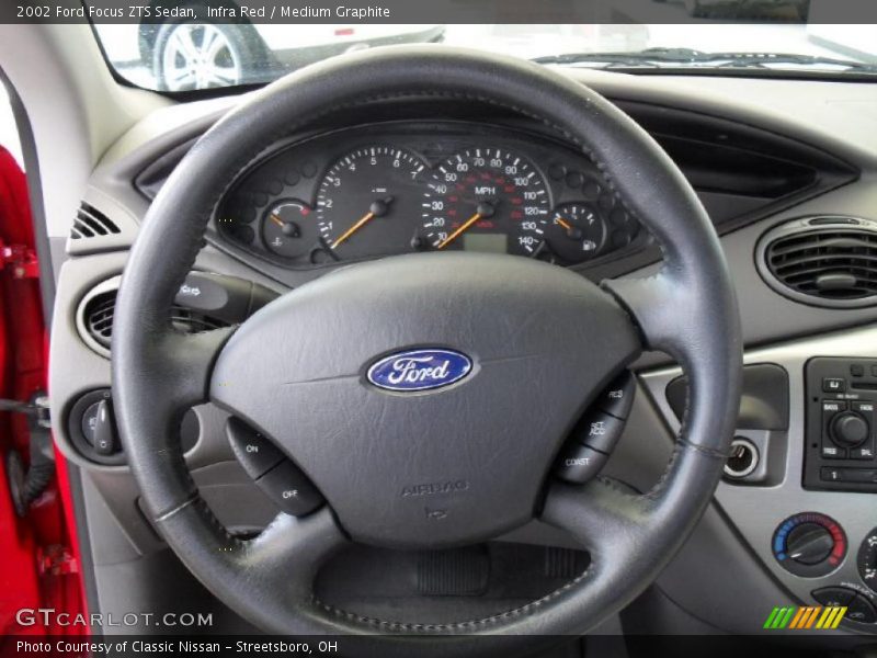 Infra Red / Medium Graphite 2002 Ford Focus ZTS Sedan