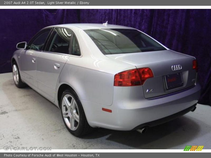 Light Silver Metallic / Ebony 2007 Audi A4 2.0T Sedan
