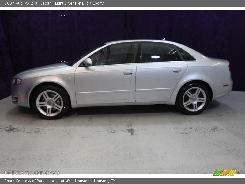 Light Silver Metallic / Ebony 2007 Audi A4 2.0T Sedan