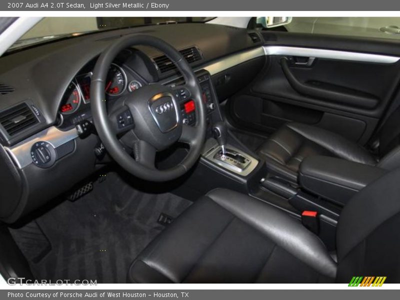 Light Silver Metallic / Ebony 2007 Audi A4 2.0T Sedan
