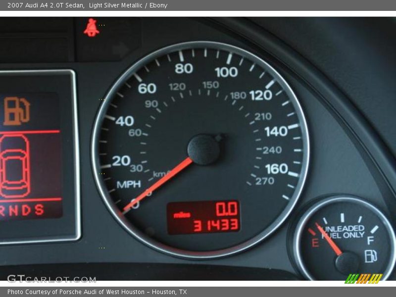 Light Silver Metallic / Ebony 2007 Audi A4 2.0T Sedan