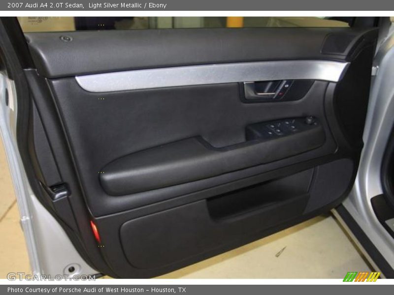 Light Silver Metallic / Ebony 2007 Audi A4 2.0T Sedan