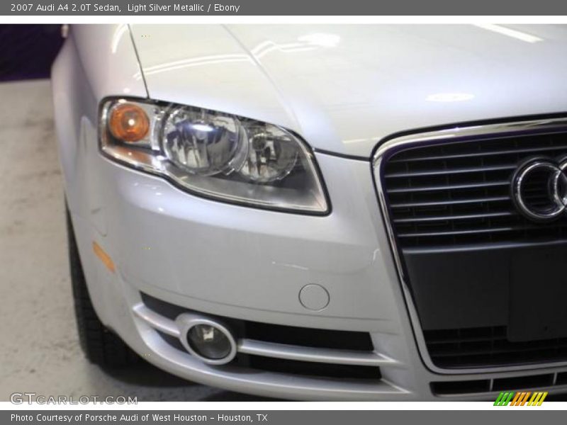 Light Silver Metallic / Ebony 2007 Audi A4 2.0T Sedan