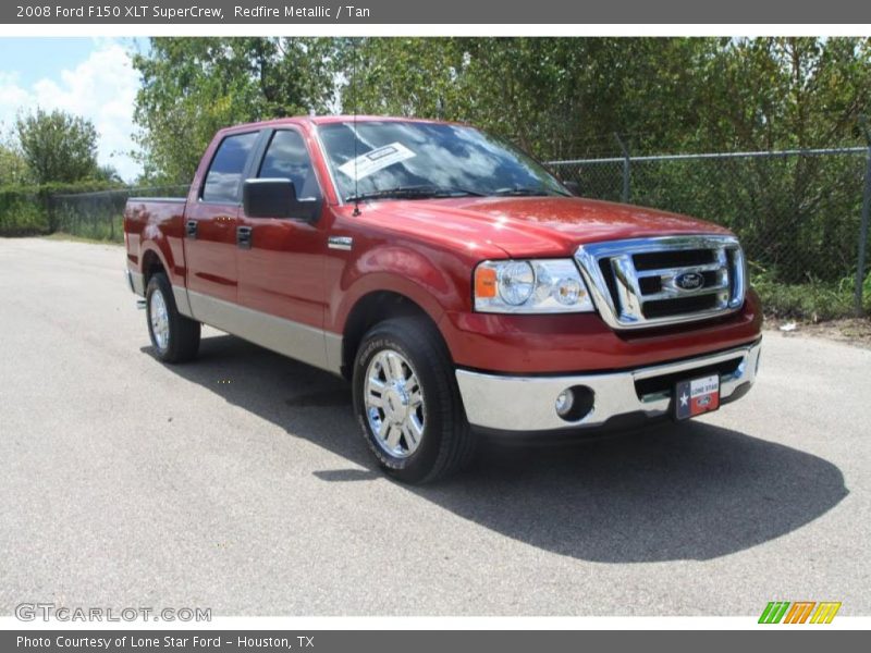 Redfire Metallic / Tan 2008 Ford F150 XLT SuperCrew