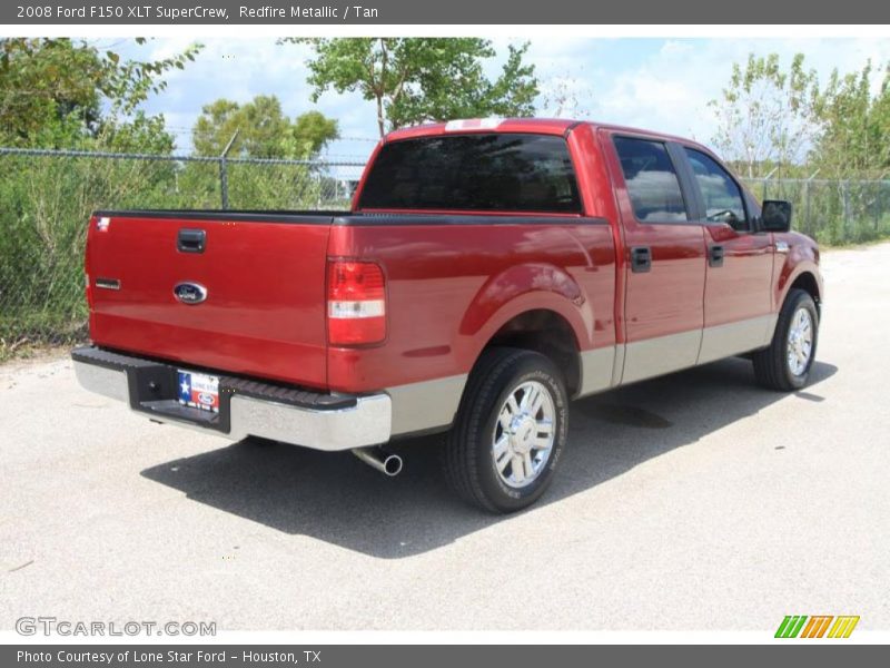 Redfire Metallic / Tan 2008 Ford F150 XLT SuperCrew