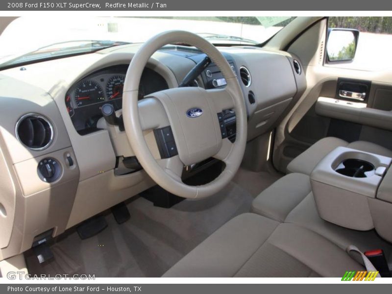 Redfire Metallic / Tan 2008 Ford F150 XLT SuperCrew