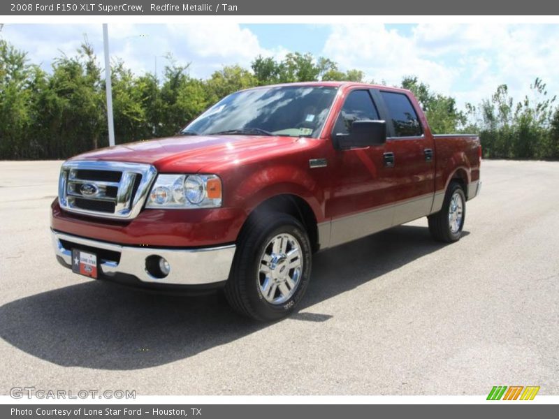 Redfire Metallic / Tan 2008 Ford F150 XLT SuperCrew