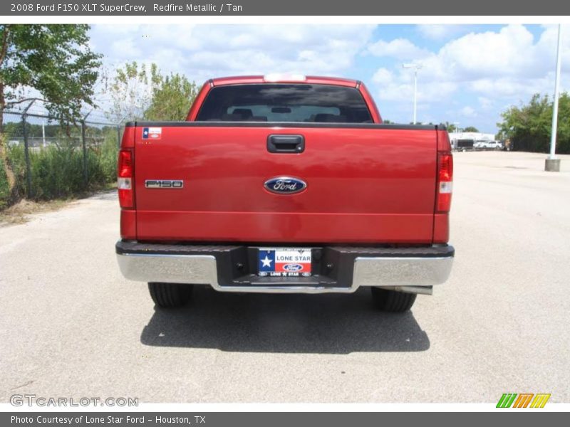 Redfire Metallic / Tan 2008 Ford F150 XLT SuperCrew