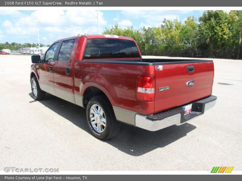 Redfire Metallic / Tan 2008 Ford F150 XLT SuperCrew
