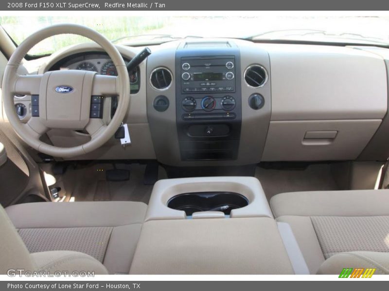 Redfire Metallic / Tan 2008 Ford F150 XLT SuperCrew