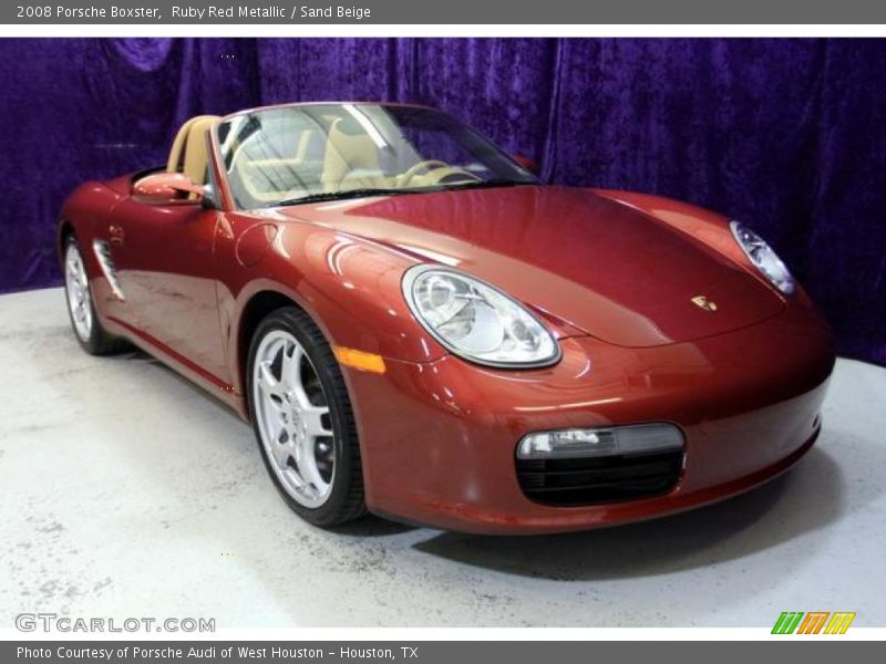 Ruby Red Metallic / Sand Beige 2008 Porsche Boxster