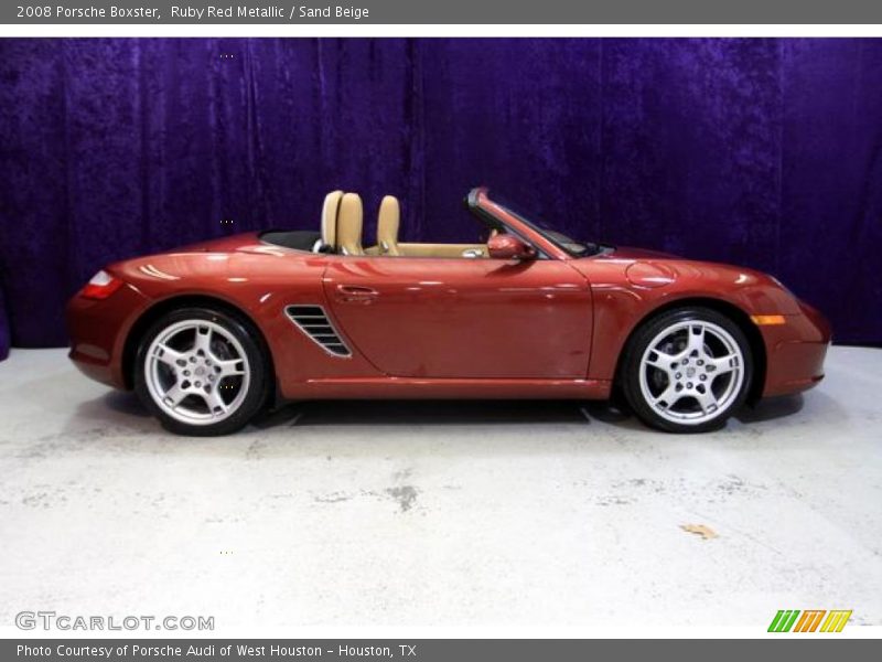 Ruby Red Metallic / Sand Beige 2008 Porsche Boxster