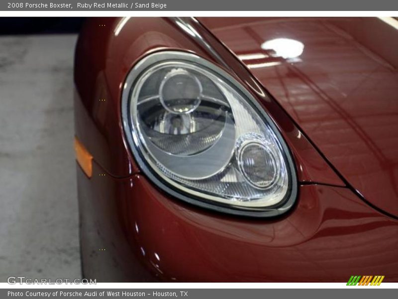 Ruby Red Metallic / Sand Beige 2008 Porsche Boxster