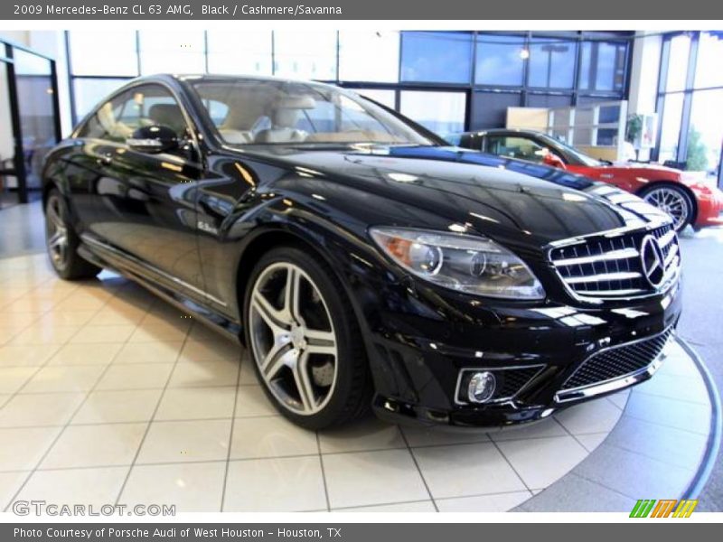 Black / Cashmere/Savanna 2009 Mercedes-Benz CL 63 AMG