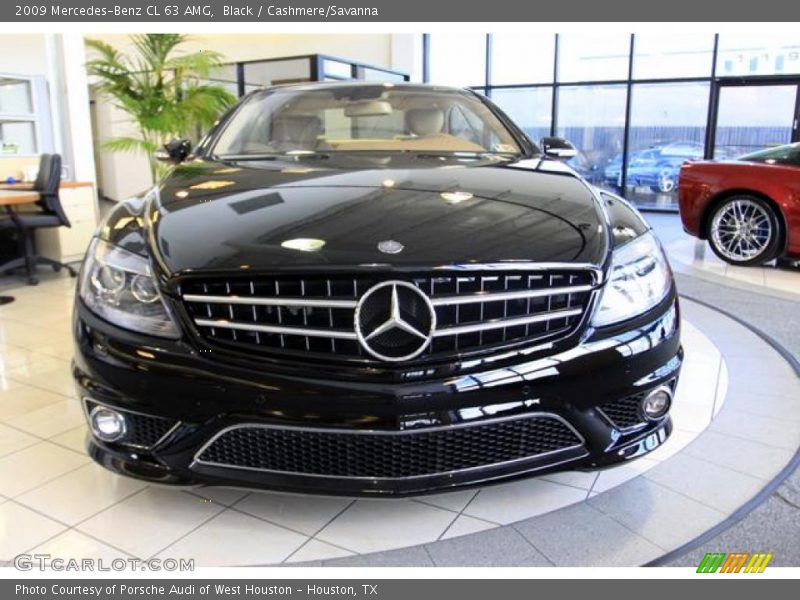 Black / Cashmere/Savanna 2009 Mercedes-Benz CL 63 AMG