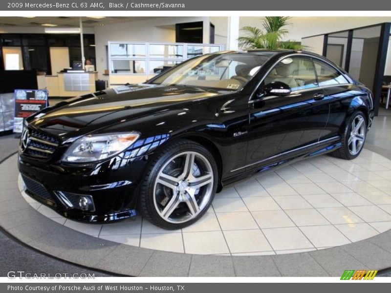 Black / Cashmere/Savanna 2009 Mercedes-Benz CL 63 AMG